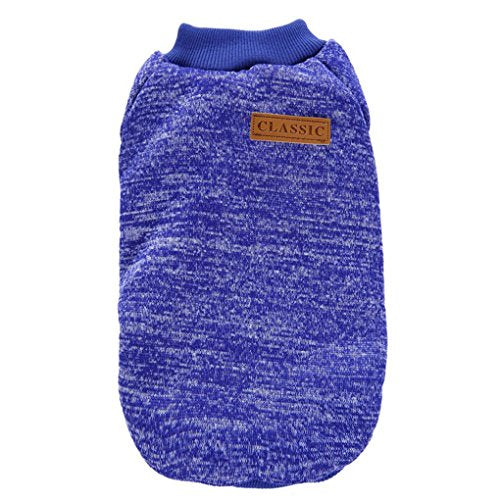 Dog Sweaters for Small Dogs (Dark blue / XX-Small)