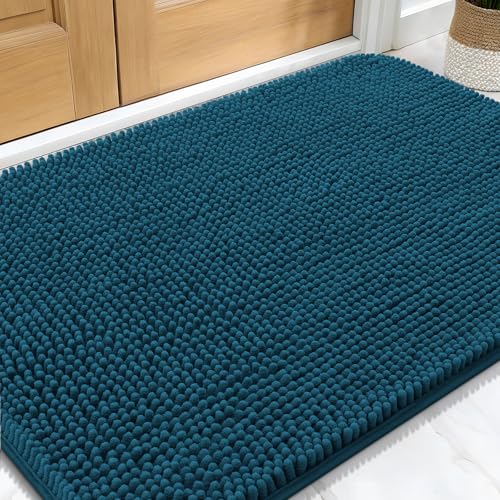 Dog Door Mat for Muddy Paws 32x20 (Atlantic Blue / 32" X 20")