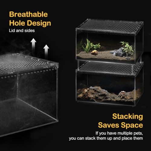 Reptile PC Tank (Slide Lid Tank / S(7.8x5.9x3.9 IN))