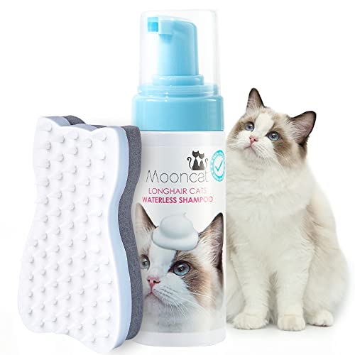 Long Hair Cat Shampoo & Grooming Brush Set