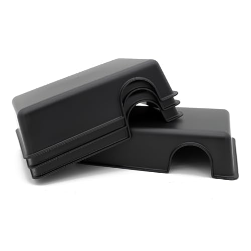 Reptile Hide Box Snake Hide Feel Secure and Safe (Black / Large 4 pcs)