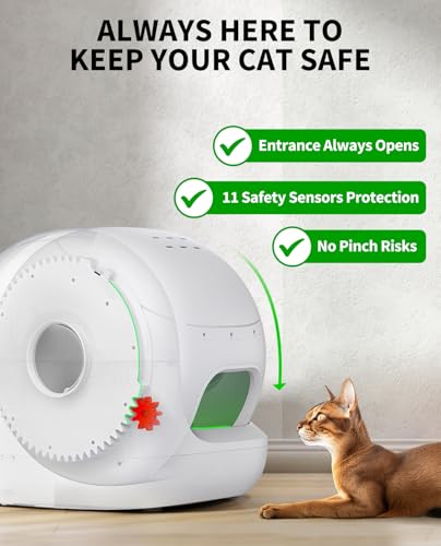 PuraMax 2 Odor Free Automatic Cat Litter Box (White)