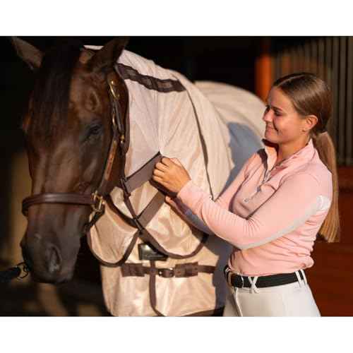 Comfy Mesh Combo Neck Fly Sheet (81 in / Adobe Rose)