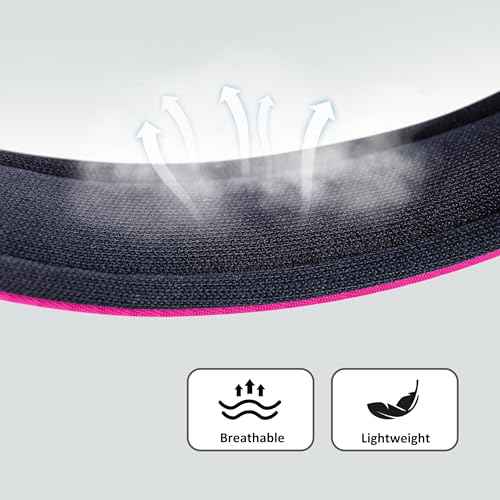 Soft Padded Dog Collars for Large Dogs (Rose Purple / XL: Fit 17-23" Neck)