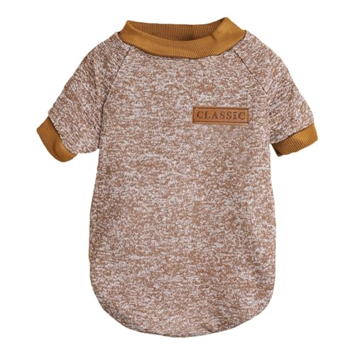 Dog Sweaters for Small Dogs (Khaki / Large)