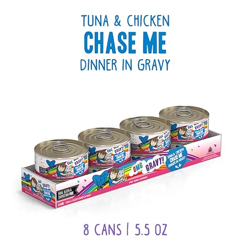 B.F.F. OMG Best Feline Friend Oh My Gravy! (5.5 Ounce (Pack of 8))