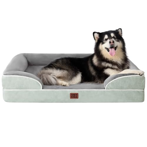 Orthopedic XXL Dog Bed (Greyish Green / 48.0"l X 35.0"w X 8.0"th)