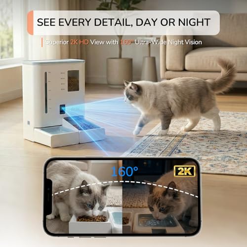 Camera Automatic Cat Feeder and Water Dispenser