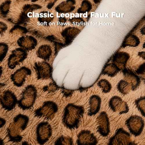 Leopard Cat Tree for Kittens & Small Cats (Brown Leopard)