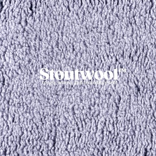 Stoutwool Indestructible Dog Bed (53.0"L x 35.0"W x 2"Th / Jacaranda)