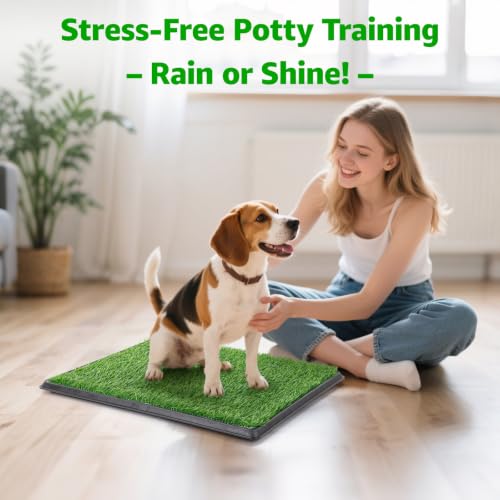 Portable Dog Grass Pad with Tray 20"x30" (20"x30")