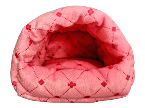 Guinea Pig Warm Cave Bed (L / Poker-Pink)