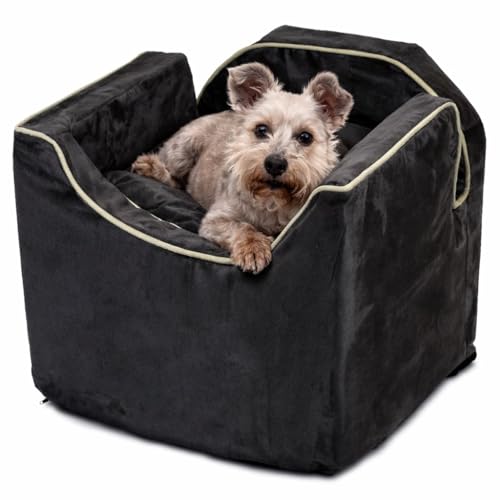 Small Snoozer Luxury Lookout Car Seat (Black with Herringbone / Small)