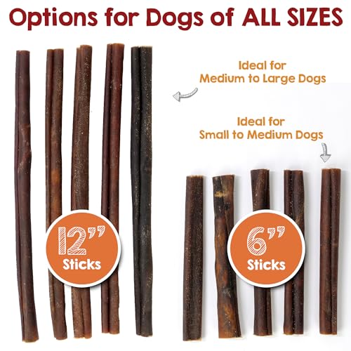 12" Beef Collagen Sticks for Dogs