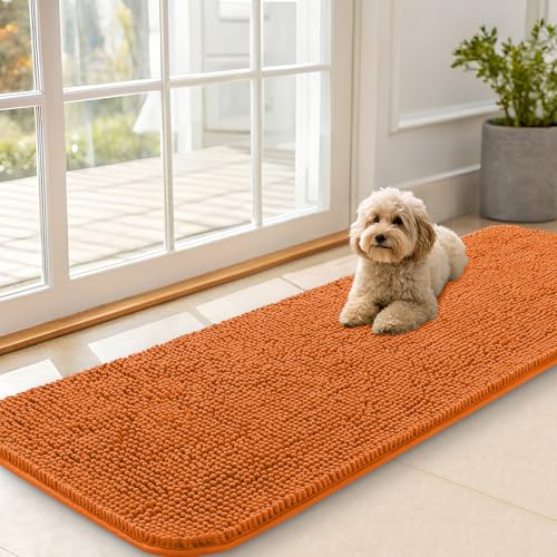 Dog Door Mat for Muddy Paws 59x20 (Clay / 59" X 20")