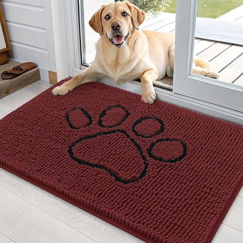 Dog Door Mat for Muddy Paws 36x24 (Caramel Russet / 36" X 24")