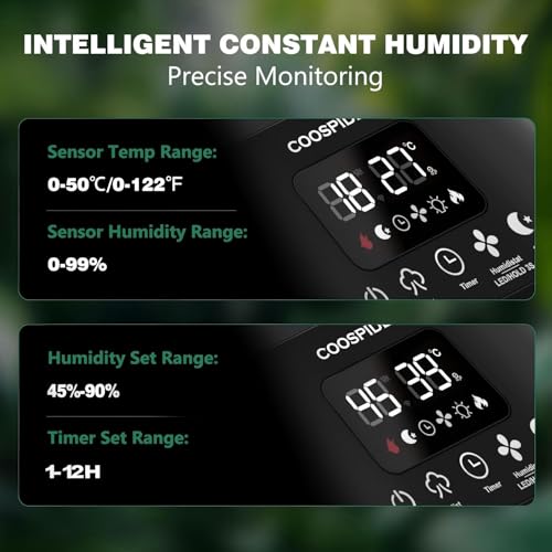 5L Reptile Fogger Humidifier (Black / 5L/1.32GAL-Single)