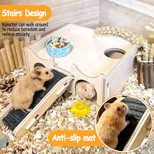 Wooden Hamster Hideout