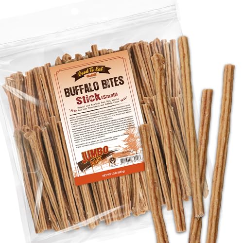 Natural Buffalo Dog Treats (1.5 Pound (Pack of 1))