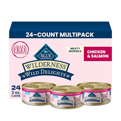 Wilderness Chicken & Salmon Wet Cat Food (3 Ounce (Pack of 24))