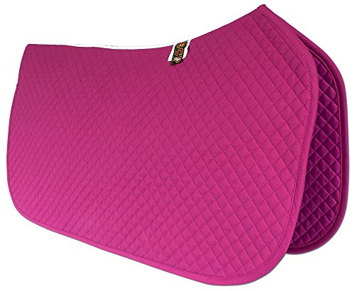 All Purpose Diamond Quilted Western Saddle Pad for Injury Prevention (Rose)