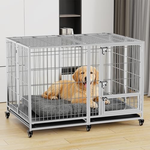 55Inch Heavy Duty Dog Crate (55.0"L x 36.0"W x 41.0"H)