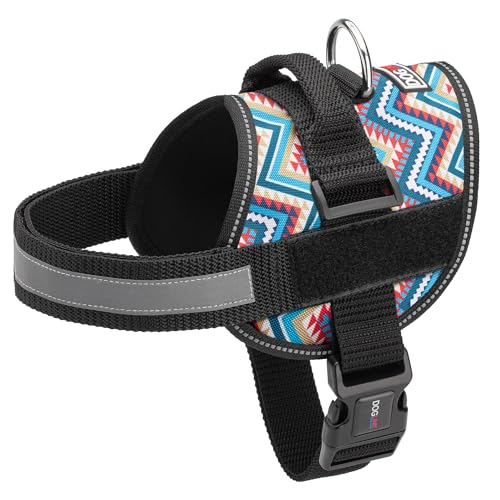 Dog Harness Reflective No (Aztec Design / Girth 15" to 18")