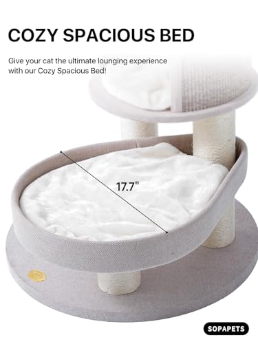 Cat Tree for Large Cats (Beige-01 / 65'')