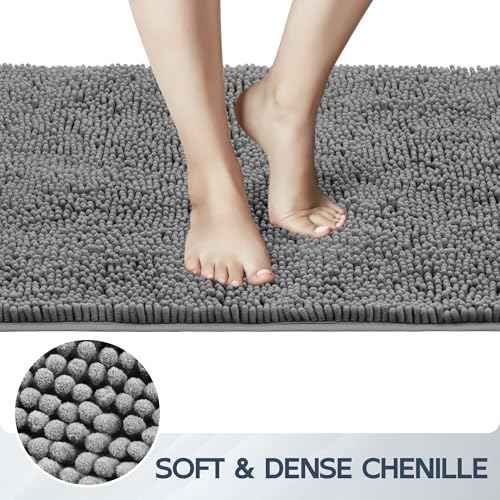 Dog Door Mat for Muddy Paws (72"x24" / Light Grey)
