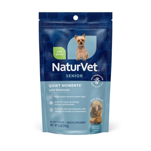 Quiet Moments Calming Senior Wellness Dog Supplement (65 Count (Soft Chews))
