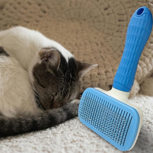 Pet Cleaning Deshedding Brush (blue)