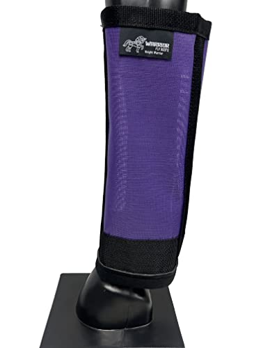 Warrior Fly Boots for Horses (The Warrior / Purple)