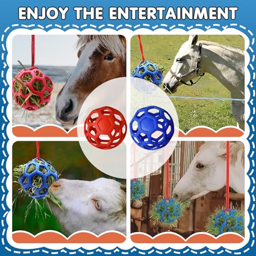 2 Pcs Hay Ball for Horses to Play with