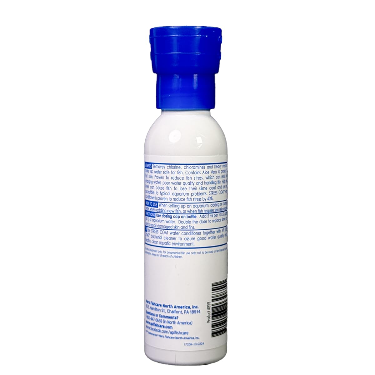 STRESS COAT Aquarium Water Conditioner 4 (4 fl oz / Aquarium Treatment without Pump)