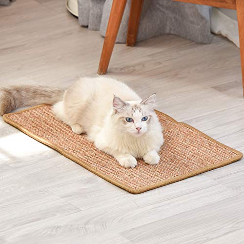 Cat Scratcher Mat (Brown-23.6 x 15.7 Inch)