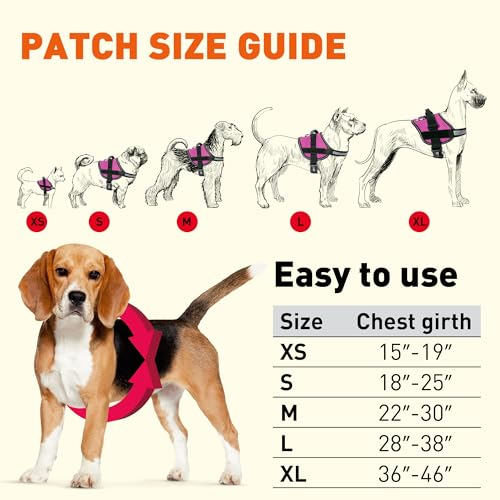 Dog Harness Reflective No (Pink Camo / Girth 22" to 28")