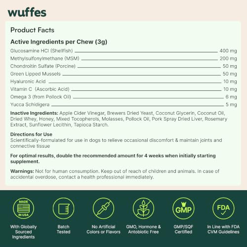 Advanced Hip & Joint Chews for Small Breed Dogs (Pack of 1)