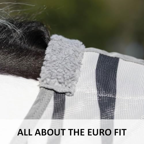 Soft Interlock Mesh II Zebra Horse Fly Sheets (Horse Size 86 / Euro Surcingle / Zebra)