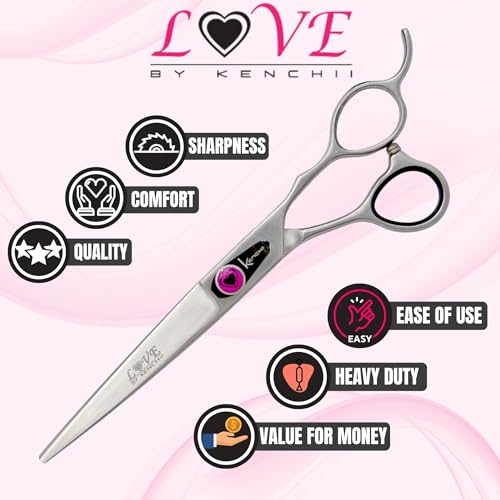 Love Dog Grooming Shears (7.0" Straight)
