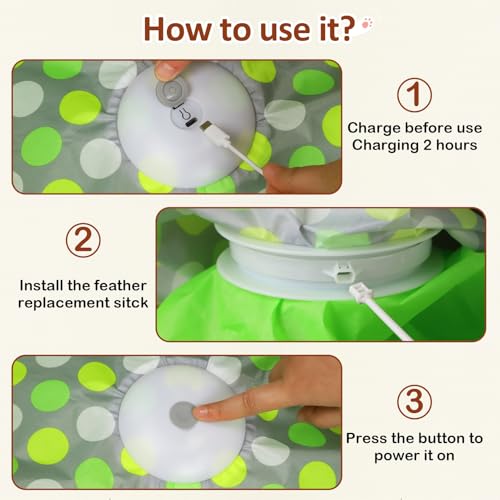 Interactive Cat Toys for Indoor Cats (Green)