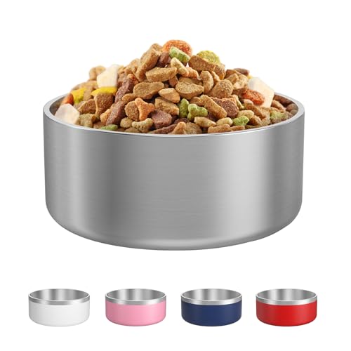 Stainless Steel Dog Bowls (Large / Stainless steel)