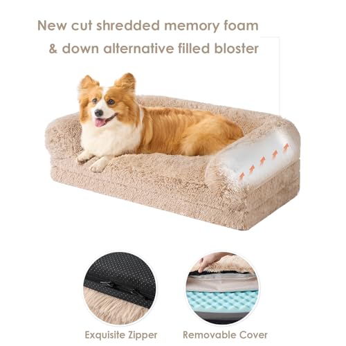 Foldable XXL Dog Bed for Large Sized Dog (54x38x7.5(Folded 38x27) / Camel)