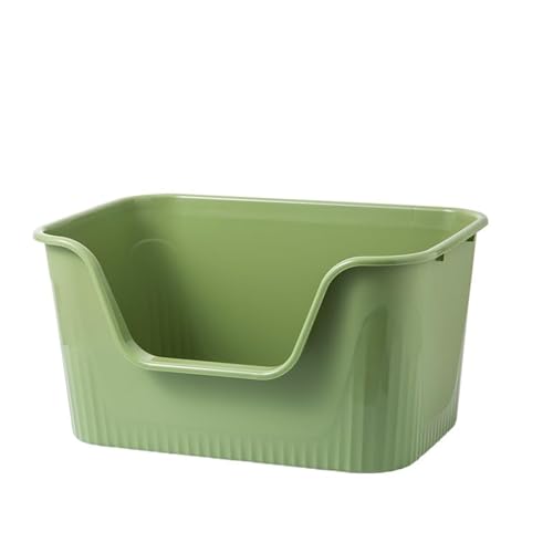 Extra Large Litter Box with High Sides 25.27" Lx17.83 Wx13.11 H (Green)