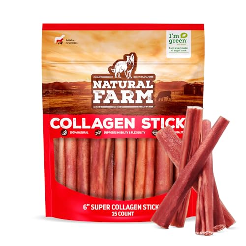 Odor Free Super Collagen Dog Chews (6" Standard - 15 Count)