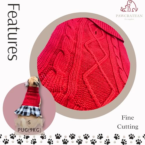 Cute Sweater for Dogs and Cats Soft Flannel Pet Outfit Warm and Cozy Animal Hoodie Small to Large Pet Clothes for Halloween Parties and Everyday Wear (Medium)