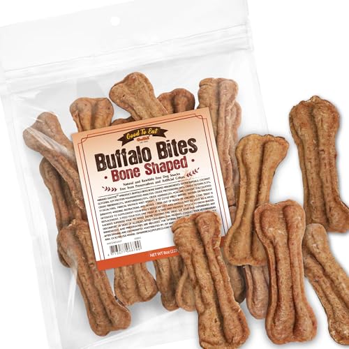 Natural Buffalo Dog Treats (8 Ounce (Pack of 1))