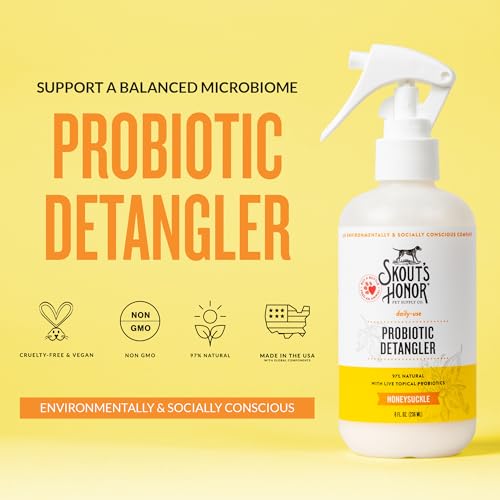Probiotic Dog Detangler Spray (1-Pack / Honeysuckle)