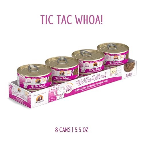 Wet Cat Food Tic Tac Whoa with Tuna and Salmon Pate