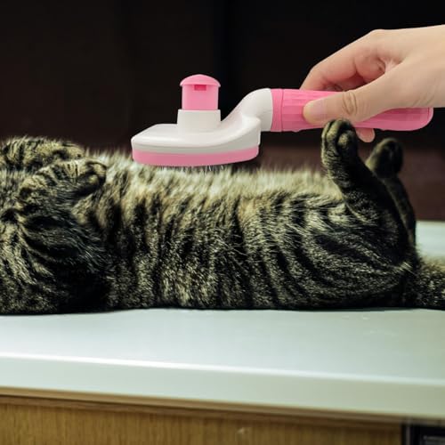 Pet Cleaning Deshedding Brush (pink)