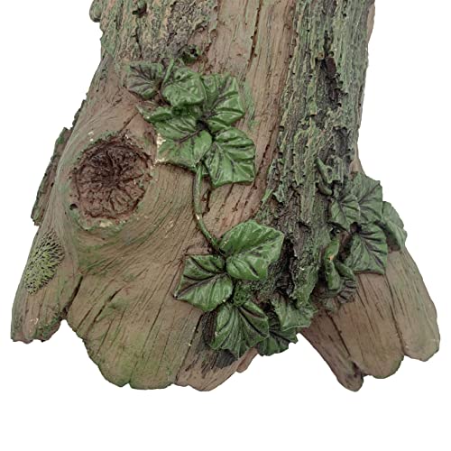 Resin Reptiles Hollow Tree Trunk Habitat Decor Reptile Log Hides Caves Bearded Dragon Hideout Cave Bark Habitats Decoration Gecko Hut for Lizard Chameleon Crested Gecko Snake Spider